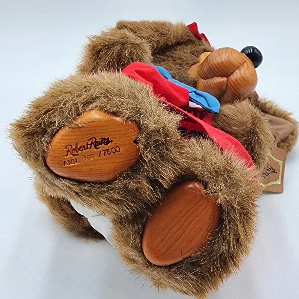 Vintage Robert‎ Raikes Jessica Bear Wooden Face Limited Edition ANN364/7500 12